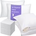 thumbnail image 1 of Paquete de 8 protectores de almohada Shimeyao, algodón, 20 x 40 pulgadas, con cierre, 1 of 7