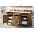 thumbnail image 6 of James Martin Furniture  60 in. Brittany Double Vanity with 3CM White Zeus Quartz Top, Bright White, 6 of 7