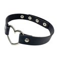 thumbnail image 3 of Sonducket Collar De Gargantilla De PU Ajustable Collar De Estilo Punk Para Mujer Collar En Forma De Corazón De Moda Para Mujer Accesorios de disfraces, 3 of 5