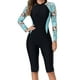 thumbnail image 2 of Traje de baño de una pieza para mujer, conjuntos de bikini para mujer, trajes de surf de manga larga para mujer, shorts, trajes de buceo con almohadillas en el pecho y sin soportes de acero, trajes de, 2 of 6