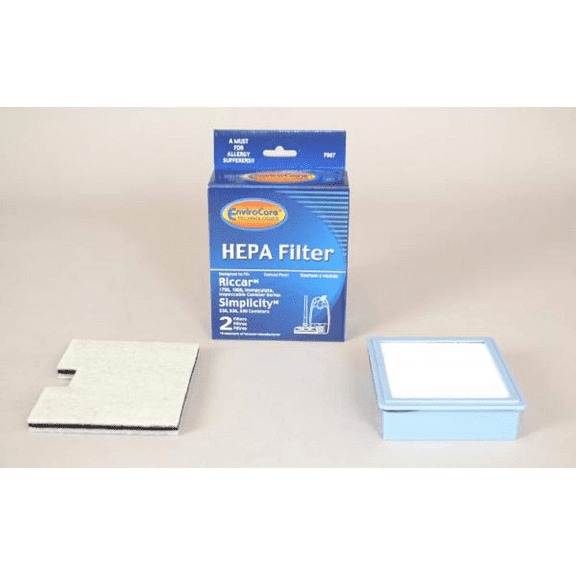 EnviroCare Riccar 1700 Hepa Filter for Riccar 1800 & 1700 Canister Vacuums & Simplicity Full Size Models