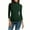 Green, variant on HUJlwoi 3/4 Length Sleeve Womens Tops Turtleneck Solid Color Tunic Slim Fit Shirts Thin Cozy Base Layer Blouses Casual Clothes