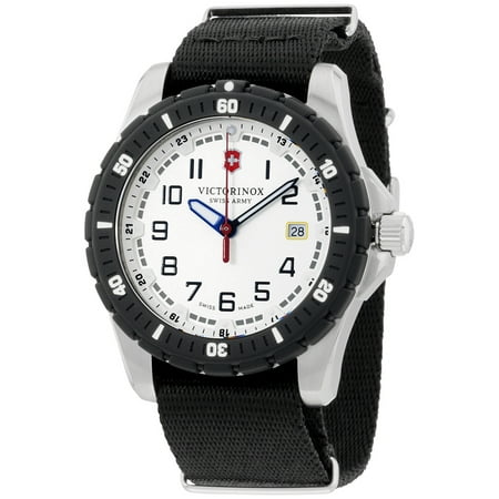 Victorinox Men's Swiss Army Analog Swiss Quartz Black Wrist Watch 241676.1