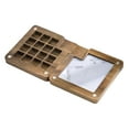 thumbnail image 2 of Wood Palette Tray Wooden Paint Box, Paint Container small paint Travel Paint Case Mixing 15 Grids, 2 of 9