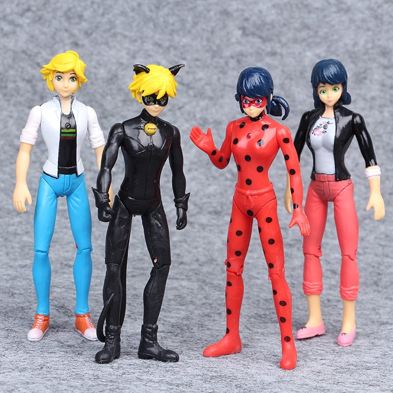 Miraculous Ladybug Cat Noir & Adrian Action Figure Doll Korea Toy