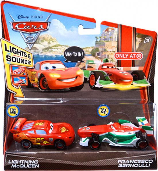 lightning mcqueen francesco bernoulli diecast car 2 pack disney lightning mcqueen potty chair