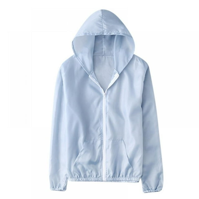 Veste à Capuche Protection Solaire UPF 50+ pour Femmes Légère à Manches Longues avec Poche Randonnée Extérieure