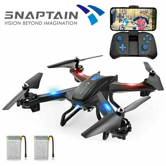 Vantop - Drone Snaptain S5C FHD avec Télécommande, Caméra 1080P - Noir