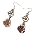 thumbnail image 4 of Collar y Pendientes de Engranajes Accesorios de Estilo Steampunk Vintage Clásico Sunnimix Conjunto de pendientes de collar de engranajes, 4 of 8