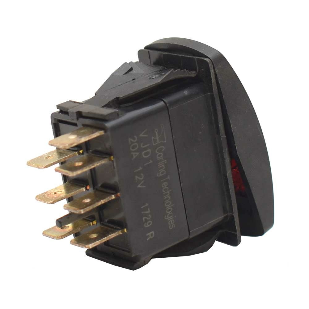 Carling On-Off-On Contura V Boat Rocker Switch | CTSY/ACC 7 Spade 12V