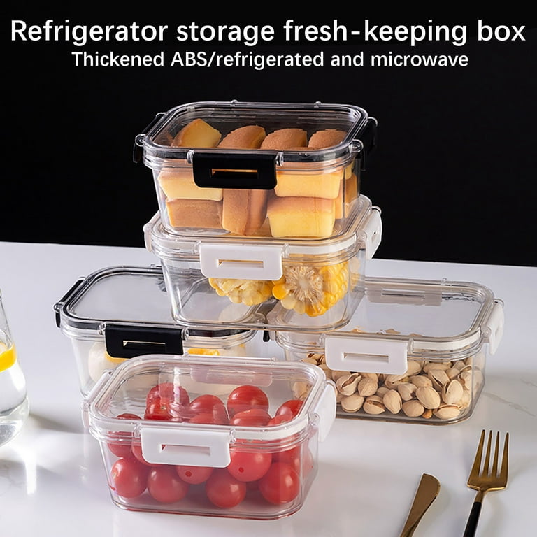 Mini food crisper, rectangular plastic storage box, small lunch box,  kitchen lunch box, refrigerator sealed box - AliExpress
