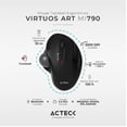thumbnail image 2 of Mouse Ergonomico ACTECK VIRTUOS ART MI790 1600dpi Inalambrico 8 botones Negro AC-936309 Acteck AC-936309, 2 of 7