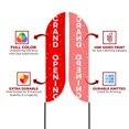 thumbnail image 4 of Grand Opening 1 Sign feather flag Pole Kit for Outdoor by Mavis Printing|15 FEET Long Polyester Outdoor Banner Flag Easy Hang|HD Print Swooper Flag Pole Mount to Celebrate Grand Opening 1, 4 of 8