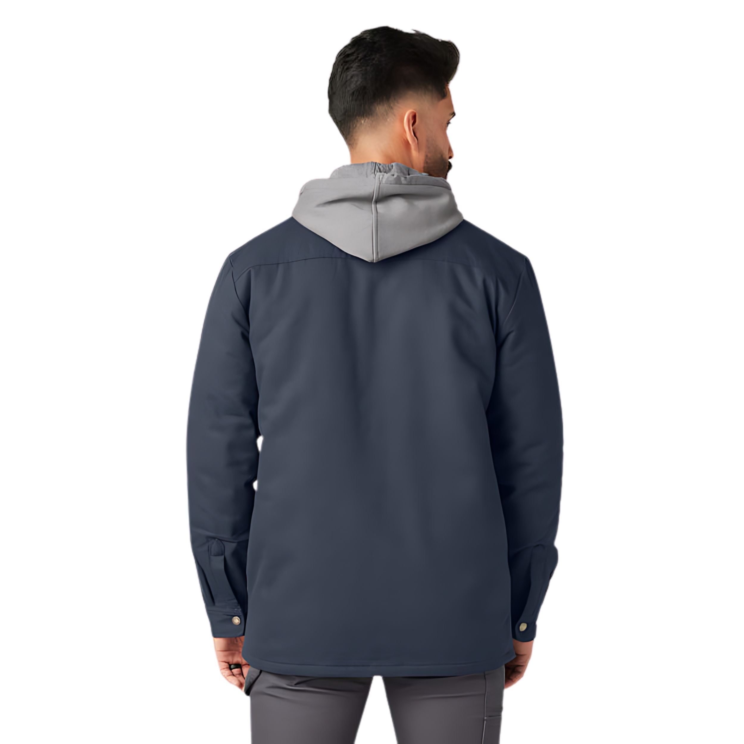 Dickies Men's Lined Fleece Hooded Duck Shirt Jacket with Dickies Men's Lined Fleece Hooded Duck Shirt Jacket with