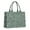 Green And Dark, variant on Large Capacity Tote Bag,Leopard Pattern Handbag Fashion Luxury Tote Bag,15.7"x13"x 5.1" Inches,Laptop Compatible