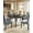Charcoal Gray, variant on Round Dining Table for 6, 47.2 Inch Kitchen Table with Tapered Solid Wood Legs & Heat-Resistant Top, 264 lb Capacity, for Dining Room Kitchen, Charcoal Gray