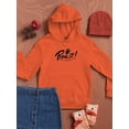 thumbnail image 3 of Halloween Boo Ghost Hoodie Juniors -Image by Shutterstock,  Medium, 3 of 4