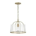 thumbnail image 3 of Capital Lighting 247011AD Madison 13" Wide Semi-Flush Drum Ceiling Fixture / Pendant -, 3 of 7