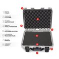 thumbnail image 3 of Nanuk 920 Waterproof Hard Case with Foam Insert - Silver, 3 of 7