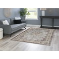 thumbnail image 4 of Linon Home Décor Washable Lennox Area Rug or Runner Collection, Pale Blue and Ivory, 5' x 7', 4 of 13
