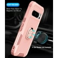thumbnail image 4 of Dteck for Google Pixel 8 Armor Case, Military Grade Rugged Heavy Duty Cell Phone Cover with Magnetic Ring Stand,TPU Bumper+Hard PC Hybrid Shockproof case for Pixel 8, Rosegold, 4 of 6