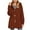 Orange, variant on qolati Warm Fleece Jackets for Women Fuzzy Hooded Winter Coats Lidies 2024 Cardigan Sweaters Outerwear with Pockets