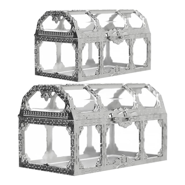 Caja de regalo con forma de cofre del tesoro de 2 piezas Caja de regalo elegante Caja de regalo Caja de dulces