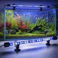 thumbnail image 3 of Acrylic Aquarium Light 7.1-22.8 Inch, Blue White LED Light for Desktop Fish Tank, Vibrant Aquatic Illumination for Bedside Table Aquarium, Submersible Fish Tank Light, 3 of 10