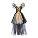 thumbnail image 1 of Vestido sin mangas con cuello redondo hasta la rodilla para niños de Europa y Estados Unidos, vestido de princesa de malla, ropa de juego de rol de payaso de Halloween, ropa de actuación para fiestas, 1 of 4