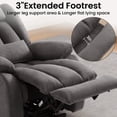 thumbnail image 5 of Balichun Power Lift Chair Recliners for Elderly with Heat and Massage, Infinite Position Lay Flat Lift Recliner Chair for Adults, USB&Type-C, Side Pocket, Lumbar Pillow, Grey, 5 of 14