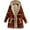 2#Wine, variant on RYDCOT Women Fleece Jackets Warm Winter Coats Sherpa Lined Outwear Jackets Long Sleeve Button Hooded Casual Coat Jacket with Pockets on Clearance