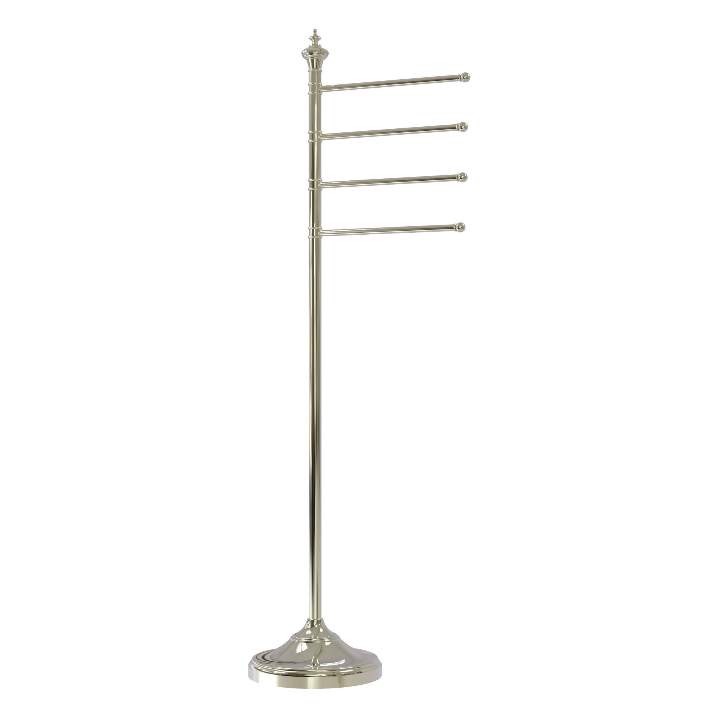 Floor Standing 4 Pivoting Swing Arm Towel Holder (Build to Order