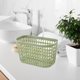 thumbnail image 1 of Cesta de baño, cesta organizadora de ducha, ahorro de espacio, gran capacidad, estante de almacenamiento de drenaje, estante ordenado, organizador Verde perfecl cesta para colgar en la pared, 1 of 8