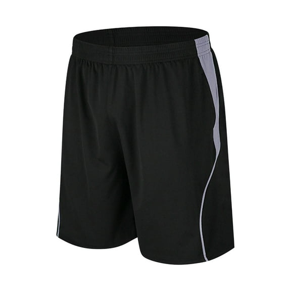 Kvture Mens Athletic Shorts Running Mens Soccer Shorts Mesh Basketball Shorts Active Gym Shorts with Pockets Lightweight Gray S