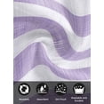 thumbnail image 7 of Purple Striped Cloth Napkins Set of 8 Reusable Dinner Napkins, Farmhouse Vintage Stripes Cocktail Napkin Washable Table Napkins for Wedding/Holiday Party/Baby Shower 20"x20", 7 of 7