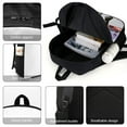 thumbnail image 4 of Dominik Mysterio Backpack, 17 Inch Laptop Backpack, Water-Resistant BookBag, Adjustable Shoulder Straps, Durable 600D Polyester, 4 of 9