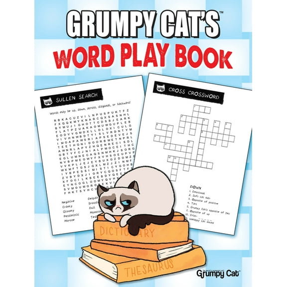 Dover Kids Activity Books: Animals Grumpy Cat's Word Play Book, (Paperback)