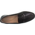 thumbnail image 2 of Alfani Womens Goldii Leather Slip On Loafers Black 7 Medium (B,M), 2 of 6