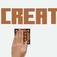 thumbnail image 4 of Adhesivo de pared RoomMates Minecraft Eat Sleep Mine Crea una cotización, 4 of 5
