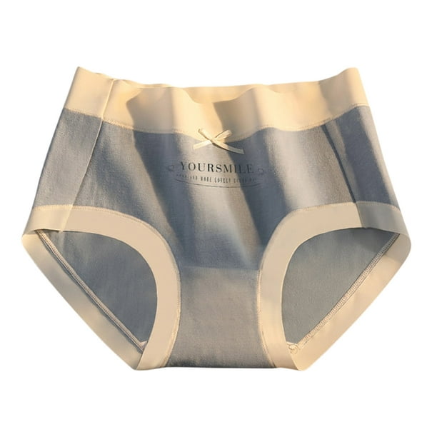 B91xZ Womens Underwear Briefs Invisible High Waist Thongs V-Shape  Embroidery Floral Bikini Panties,D M 