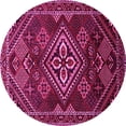 thumbnail image 1 of Ahgly Company Indoor Round Persian Pink Traditional Area Rugs, 4' Round, 1 of 4