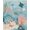 Blue, Pattern 9, variant on Design&I 8'x10' Washable Area Rug Blue Oceanic Hues with Marine Life Motifs Seascape, Turtle and Fish Serene for Living Room, Family Extra Large Skid-Resistant Low Profile