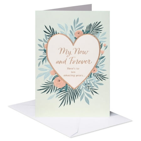 American Greetings 10th Anniversary Card (Ten Amazing Years)