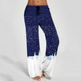 thumbnail image 2 of Kaemgyyd Women's Christmas Pajama Pants Soft Comfy High Waist Loungewear Stretch Print Casual Wide Leg Drawstring Pj Bottoms, 2 of 5