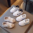 thumbnail image 2 of Zapatos de primavera y otoño para bebés y niños pequeños, zapatos blancos para jardín de infantes, zapatos para bebés, zapatos de tabla para niños y niñas, 2 of 6