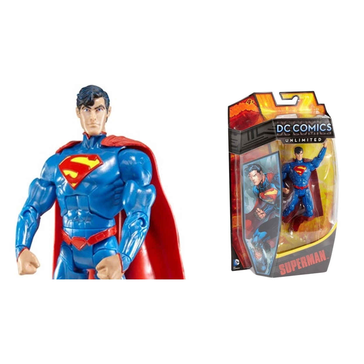 DC Comics Unlimited Superman Action Figure Collector Toy Justice Hero Mattel - image 4 of 4
