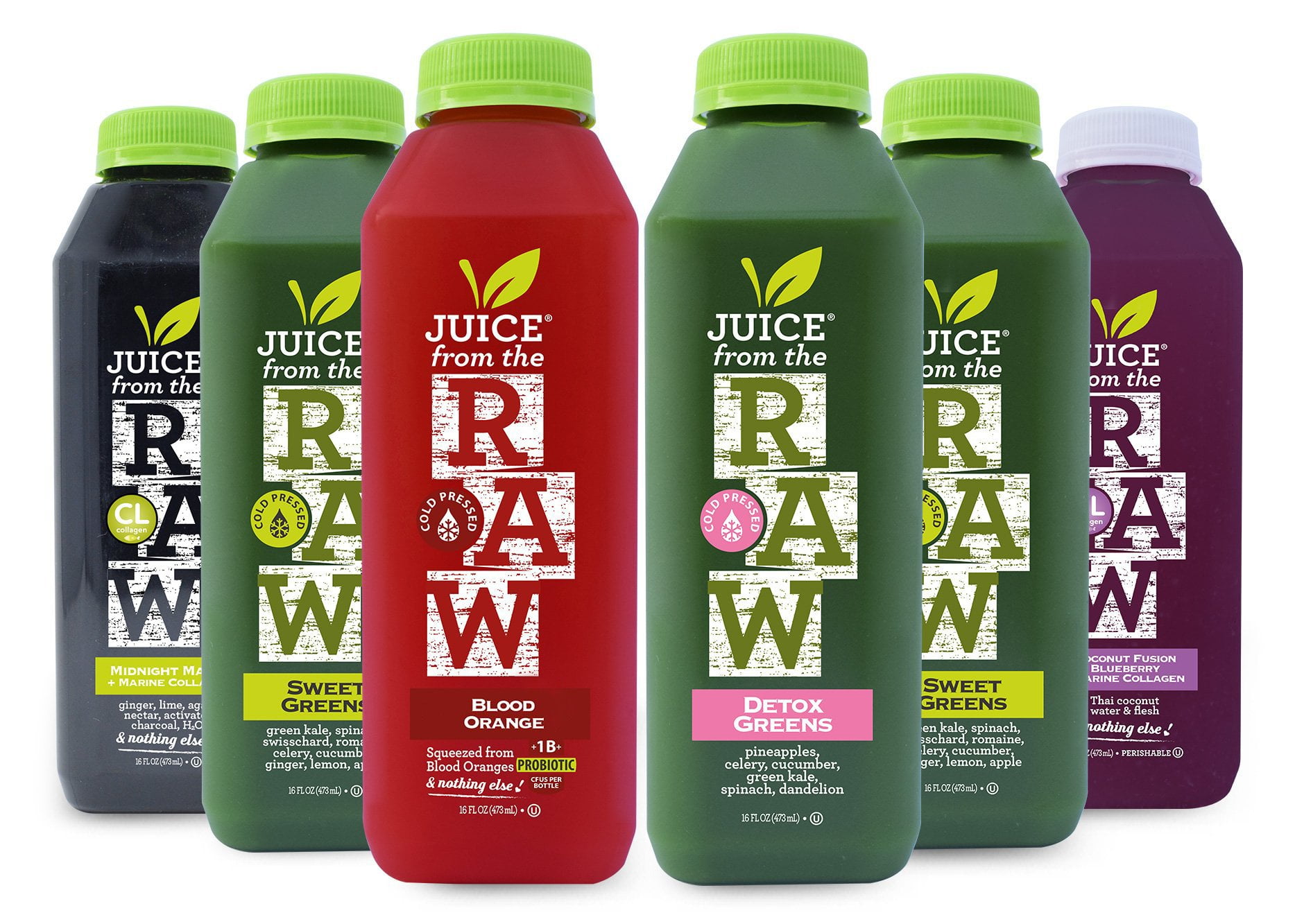 3 Day Collagen Infused Juice Cleanse By Juice From The Raw® Most Popular Juice Cleanse To Lose 