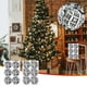 thumbnail image 1 of Xihbxyly Adornos para Árbol de Navidad, Bolas de Plástico Irrompibles, Estilo Vintage, Juego de 6 Piezas, Perfectos para Fiestas, Decoración Del Hogar y La Oficina, Opciones de Tamaño de 6 Cm/8 Cm., 1 of 6