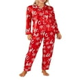 thumbnail image 1 of Ensemble Pyjama 2 Pièces pour Femmes avec Chemise et Pantalon à Manches Longues de Noël, 1 of 9