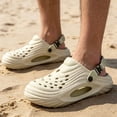 thumbnail image 7 of CHICVOMEY Mules for Men Lightweight Non Slip on Quick Dry Closed Toe Breathable Water Shoes Driving Beach Outdoor Sports Summer, 7 of 7